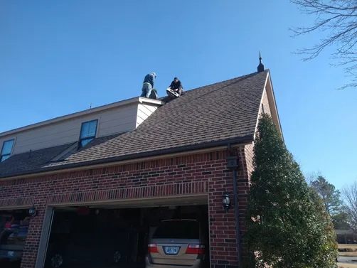 Insurance replaced storm damaged roof